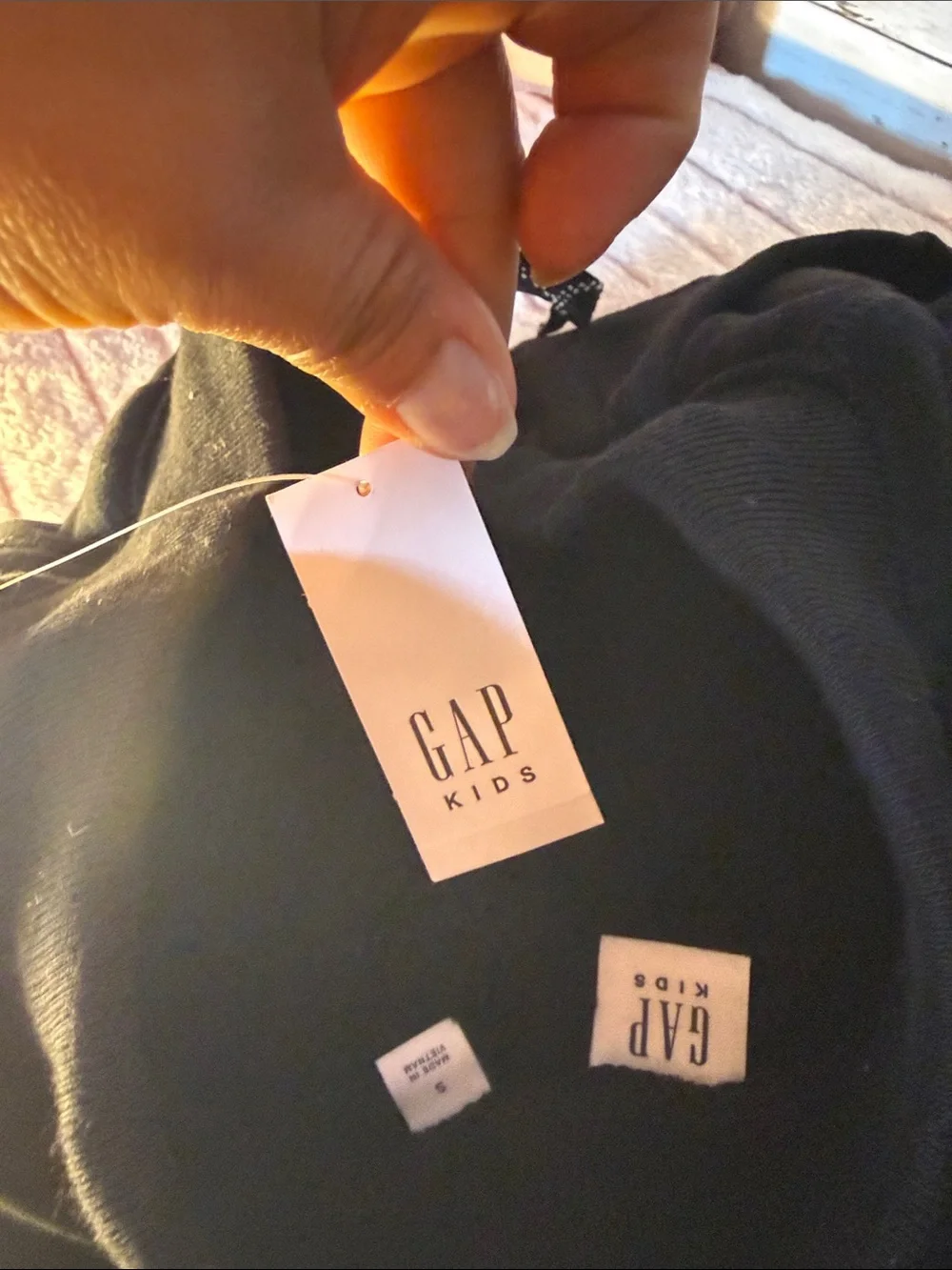 GAP Kids Black Jogger Sweatpants